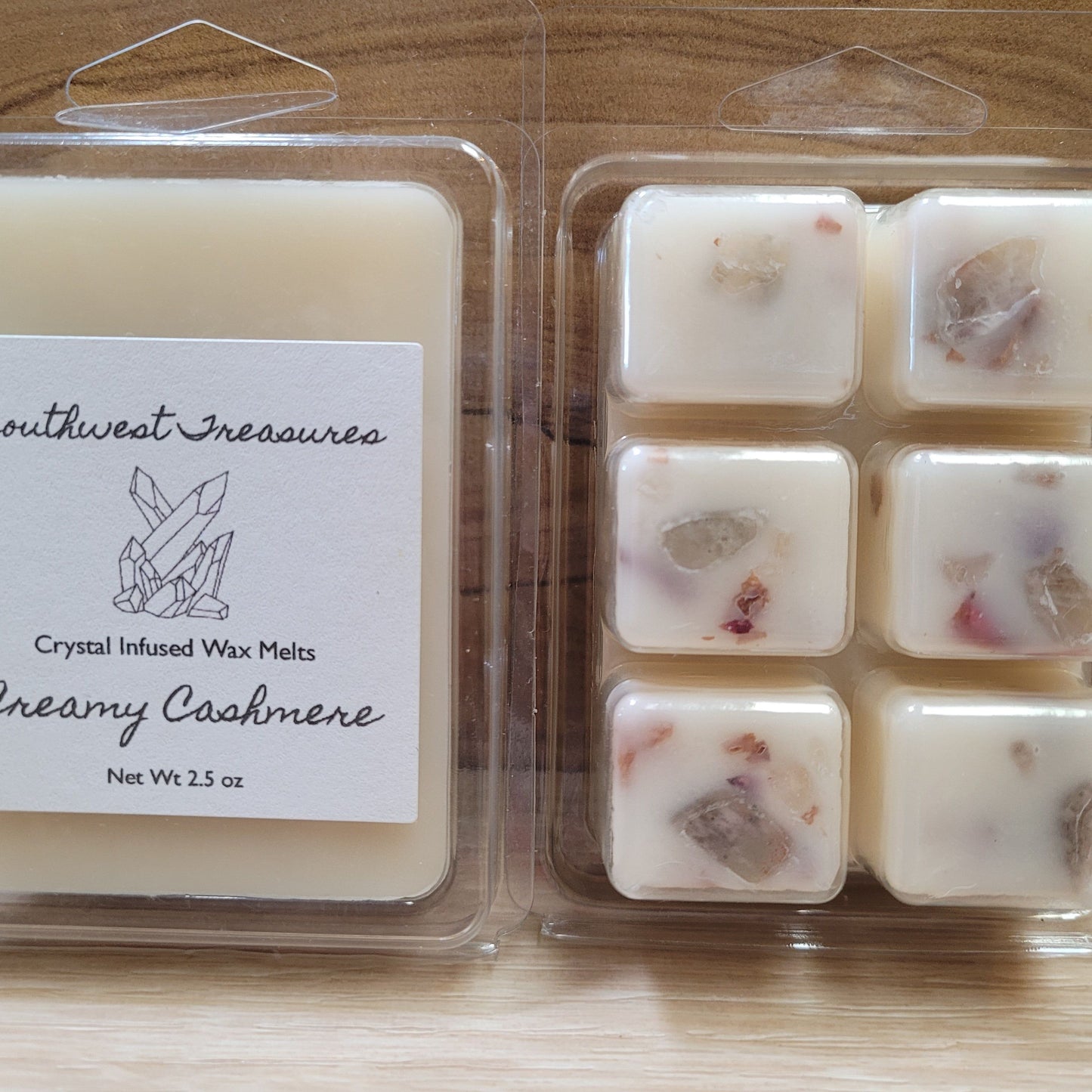 Creamy Cashmere Crystal Infused Soy Wax Melt