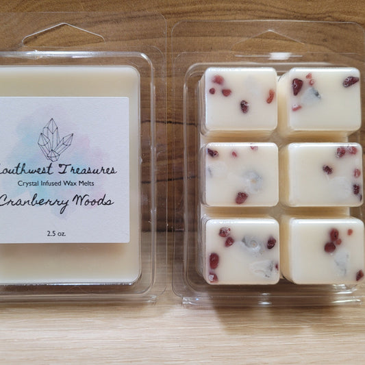 Cranberry Woods Crystal Infused Soy Wax Melt