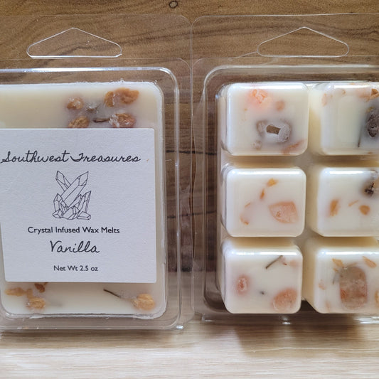 Vanilla Crystal Infused Soy Wax Melt