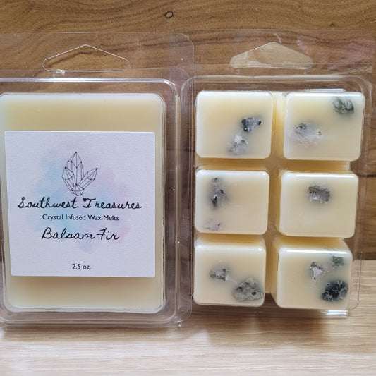 Balsam Fir Crystal Infused Soy Wax Melt