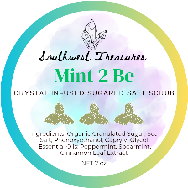 Mint 2 Be - Crystal Infused Sugared Salt Scrub