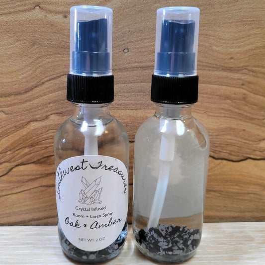 Oak & Amber Crystal Infused Room & Linen Spray