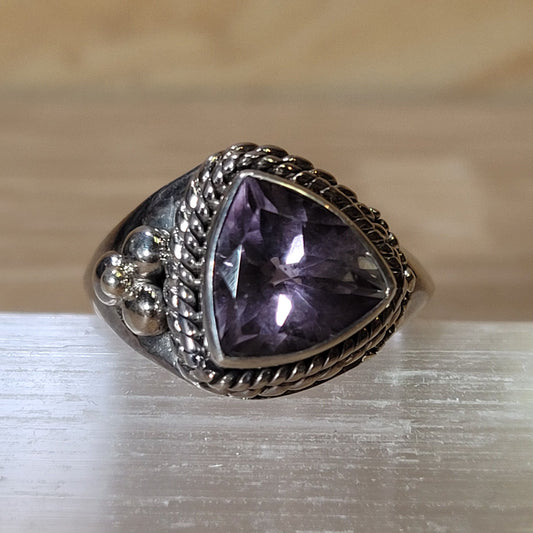 Amethyst - Size 8 Ring