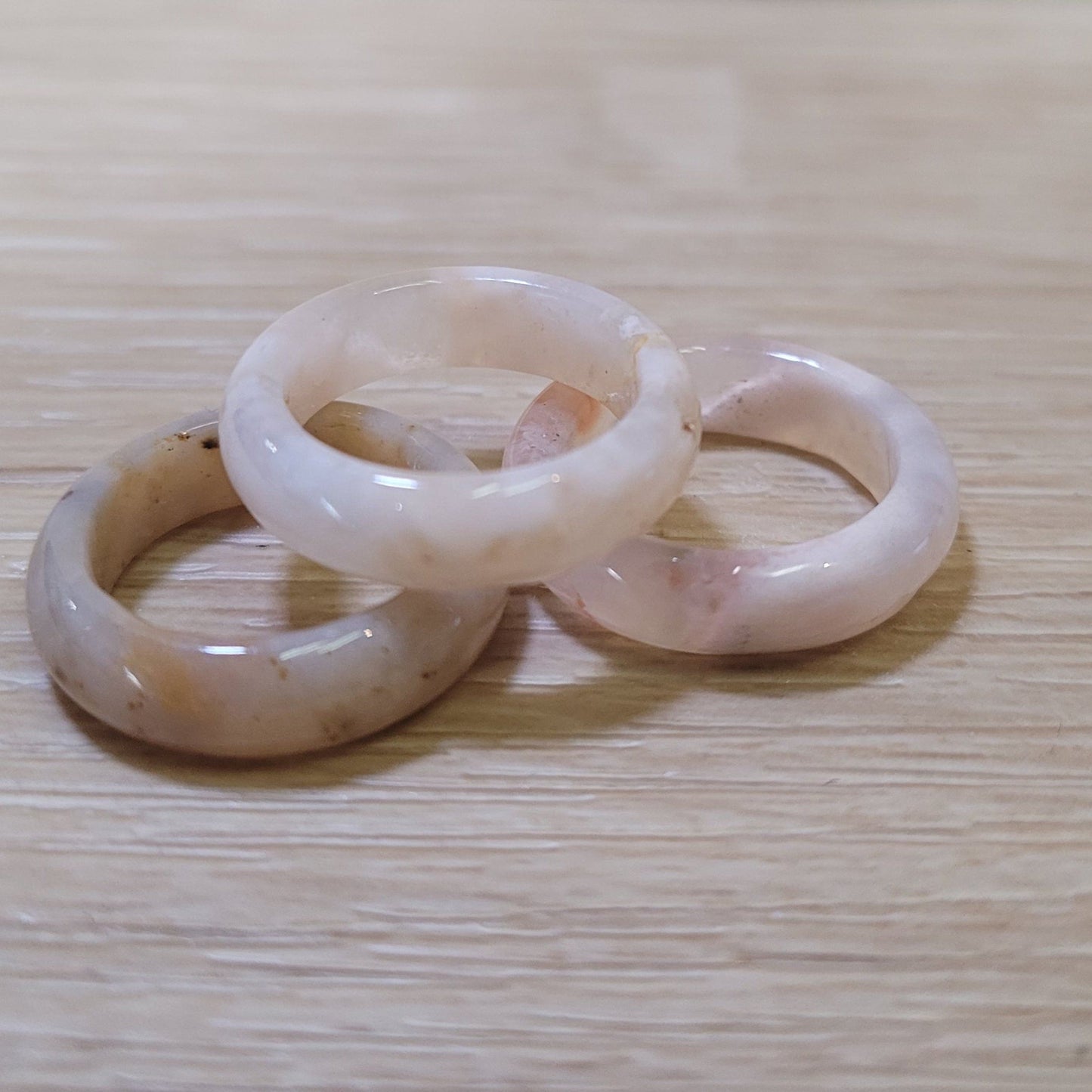 Crystal Ring - Flower Agate