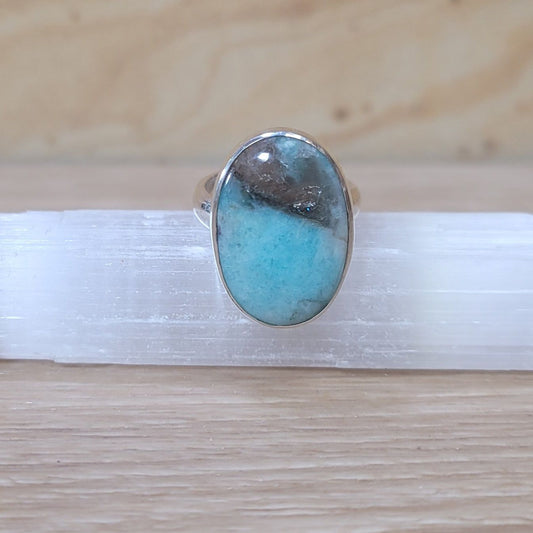 Amazonite Adjustable Ring