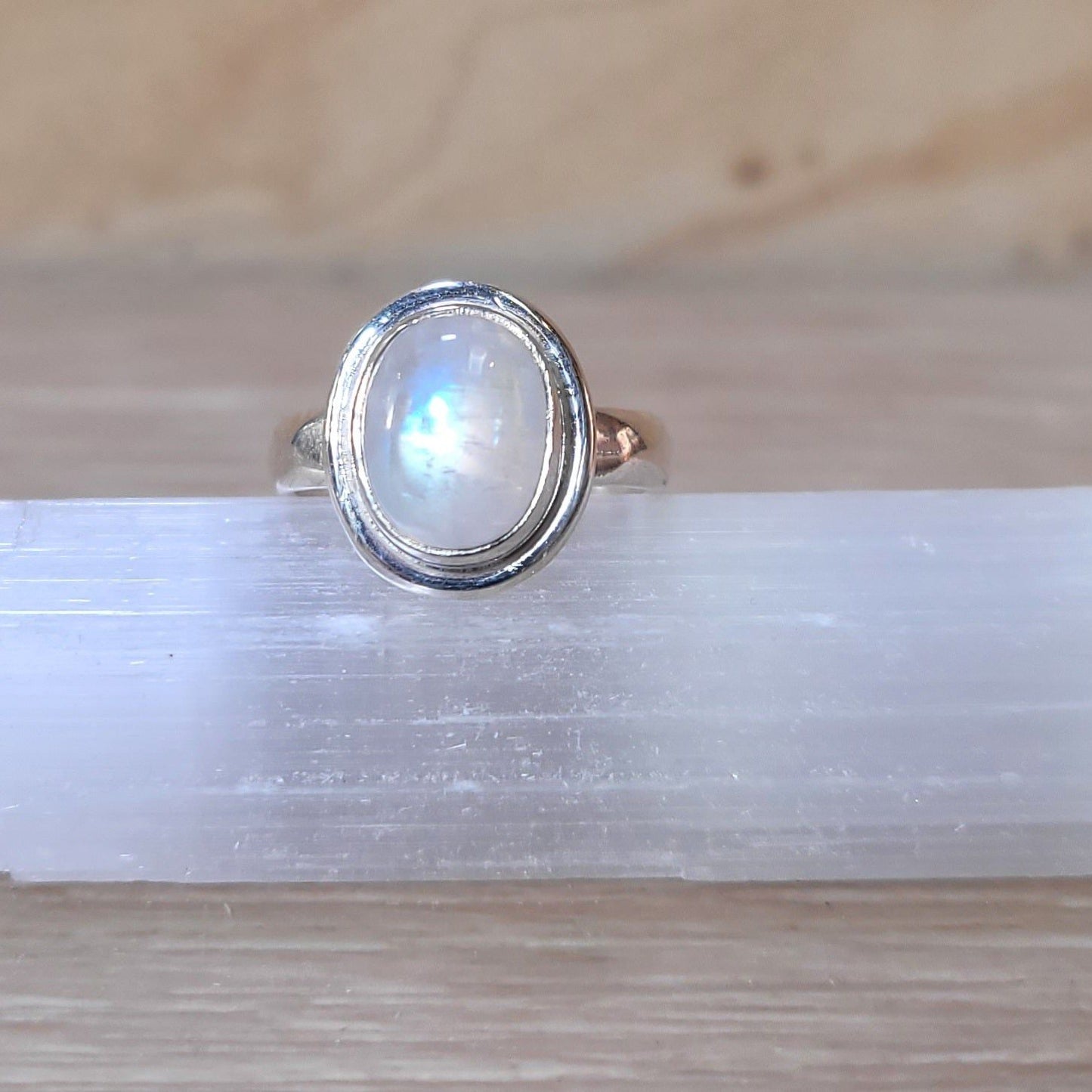 Moonstone - Size 6 Ring