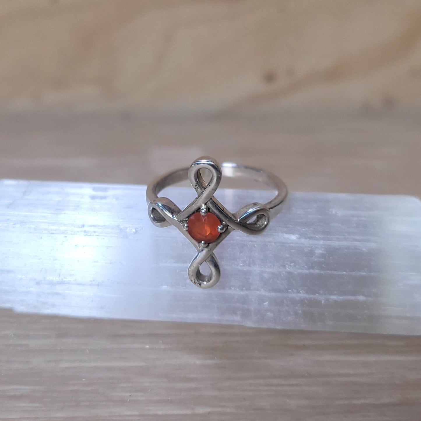 Mexican Fire Opal - Size 5 Ring