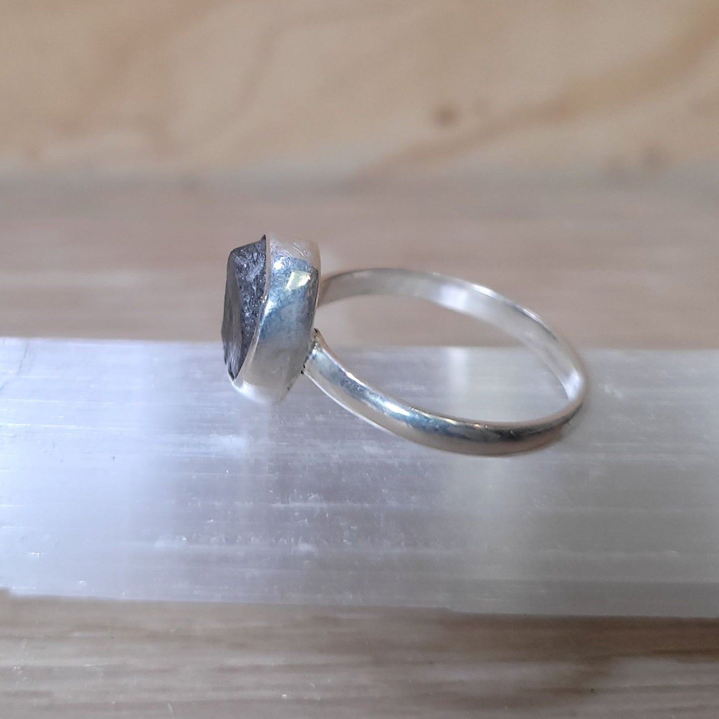 Labradorite - Size 8 Ring