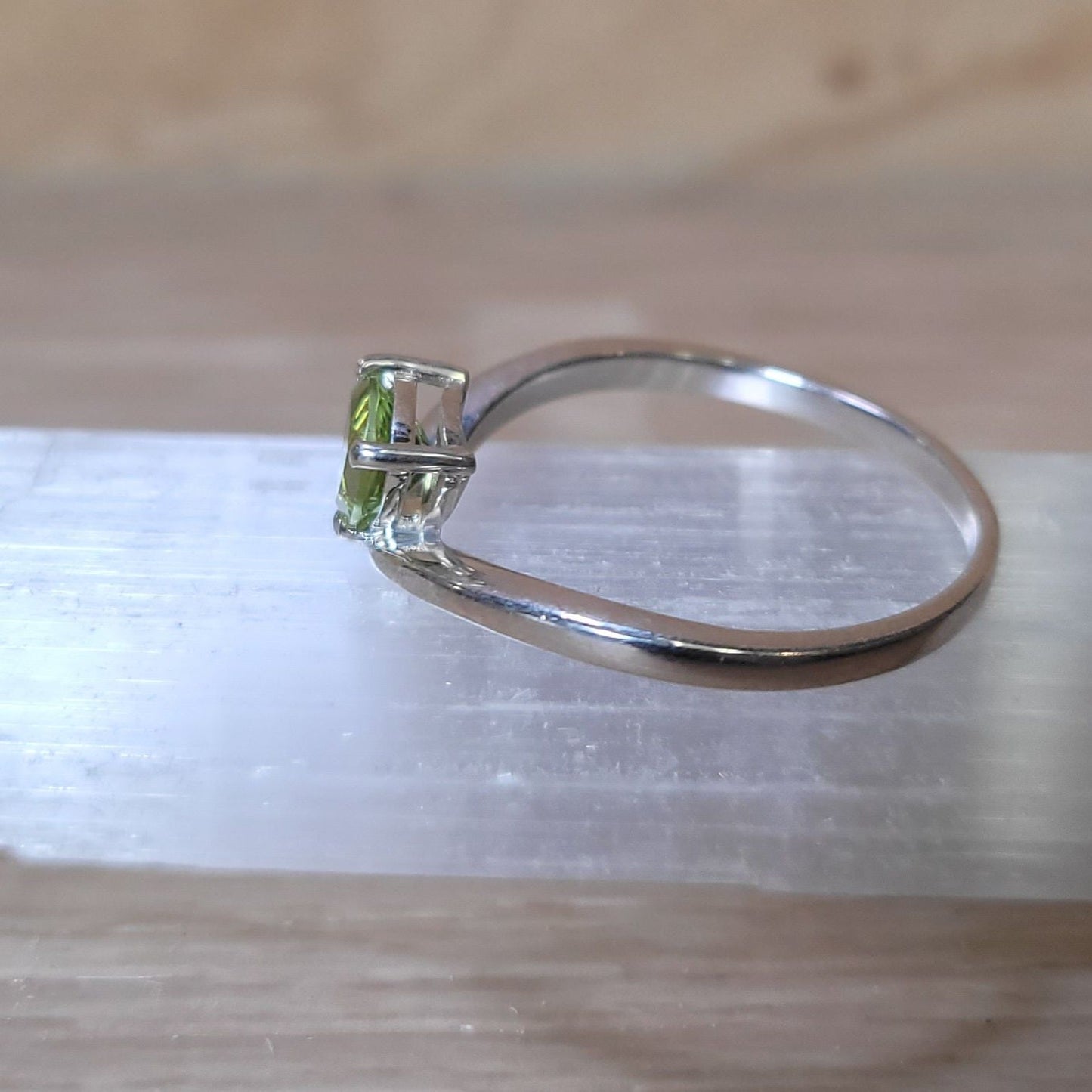 Peridot - Size 10 Ring