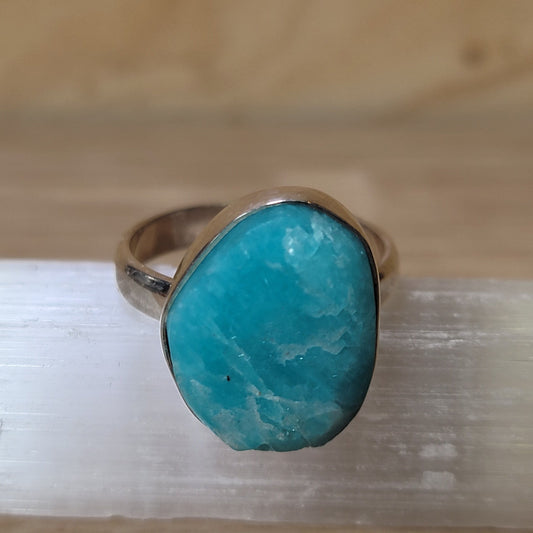 Amazonite - Size 8 Ring