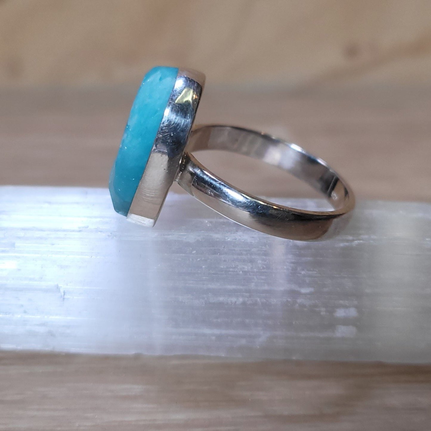 Amazonite - Size 8 Ring