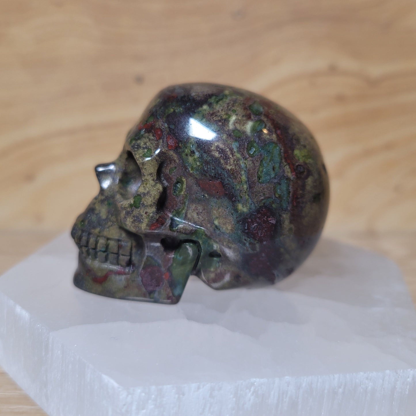 Dragon Bloodstone 2" Skull