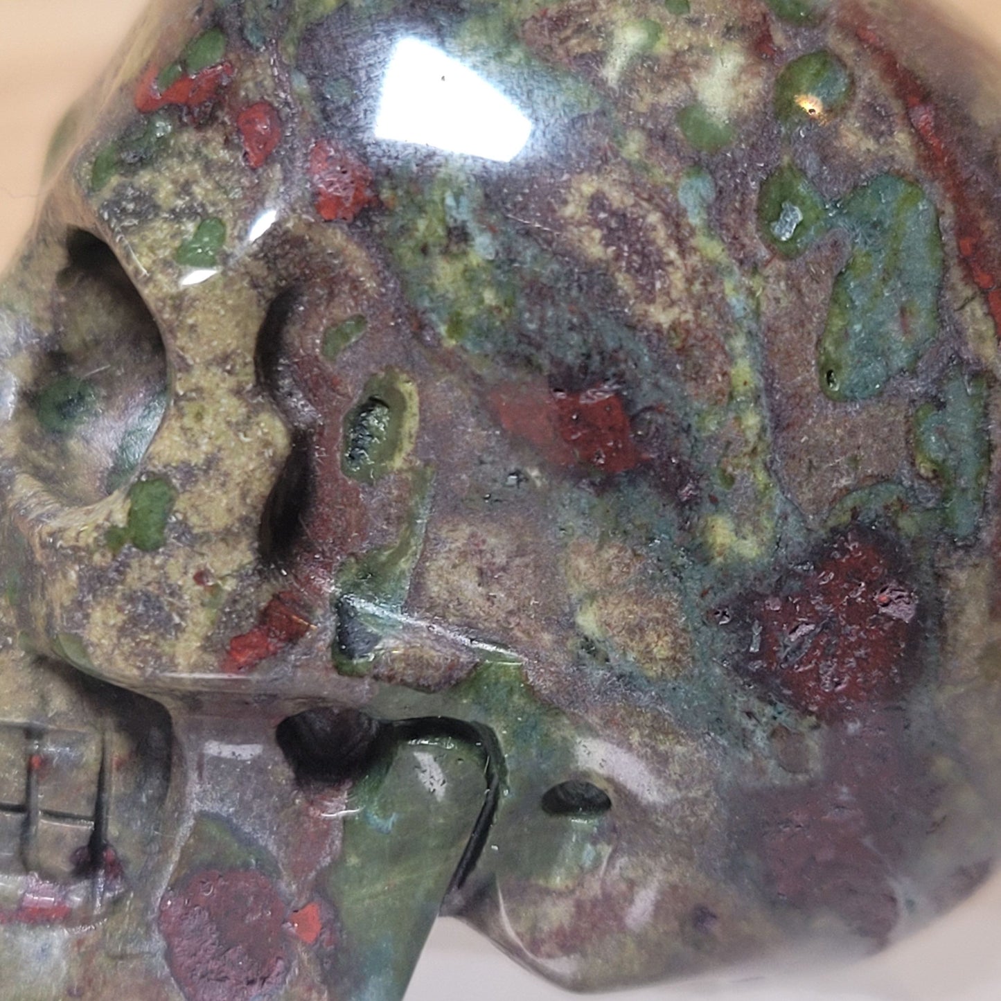 Dragon Bloodstone 2" Skull