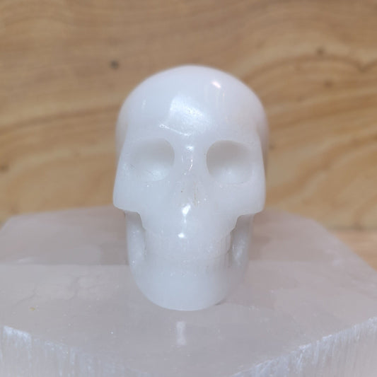 White Jade 2" Skull