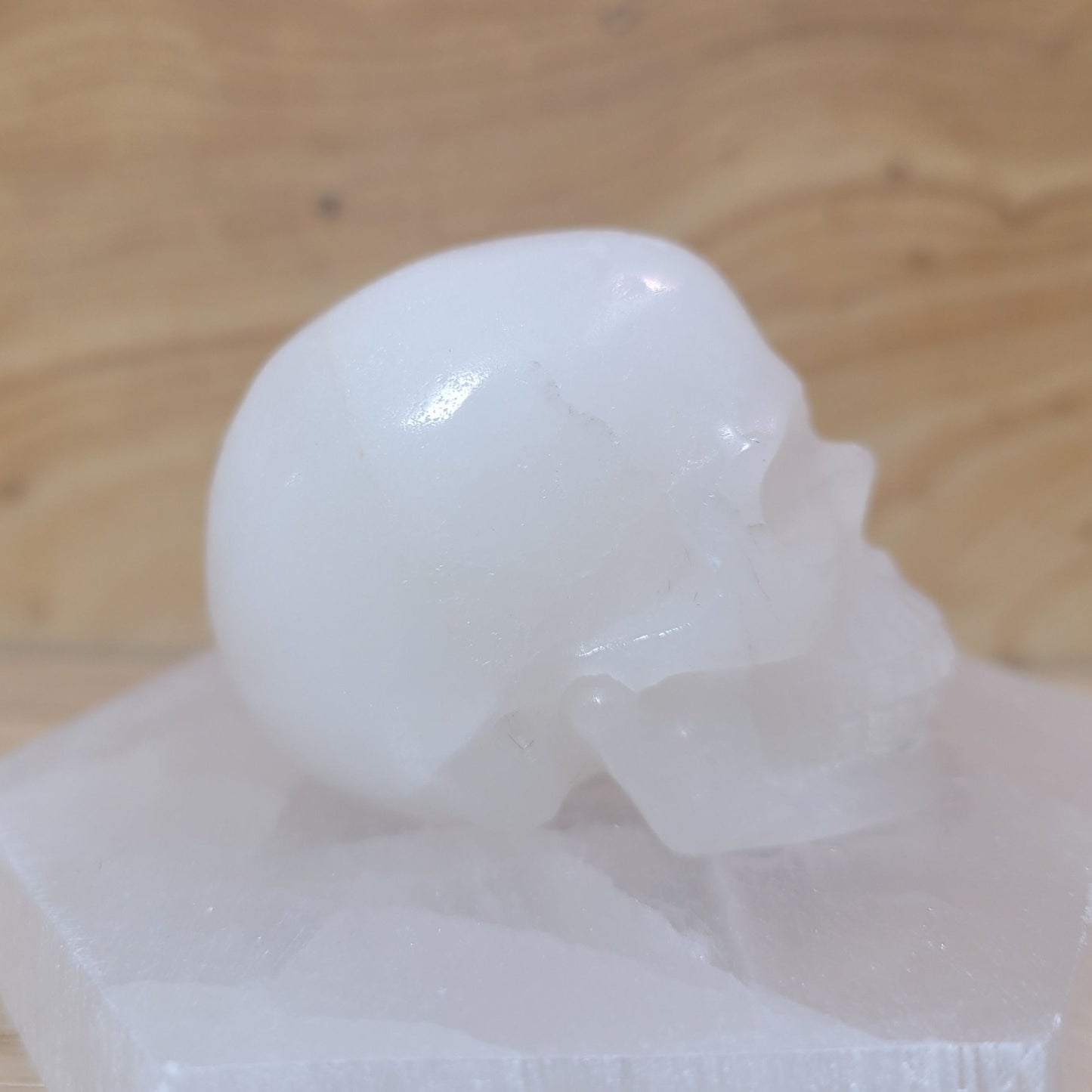 Afghanistan White Jade 2" Skull