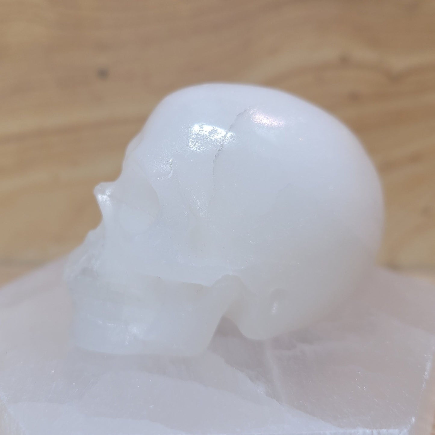 Afghanistan White Jade 2" Skull