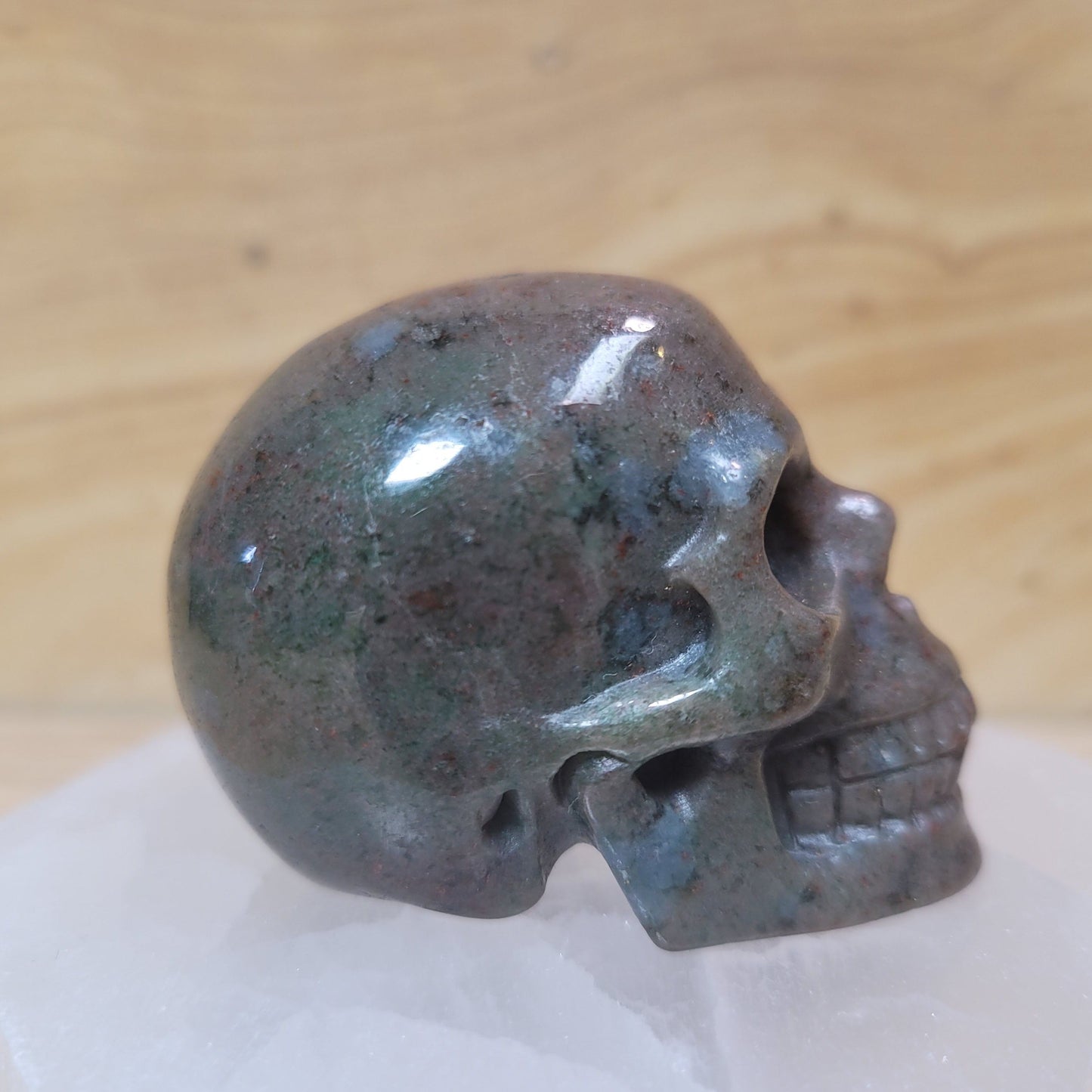 Chinese Garnet 2" Skull