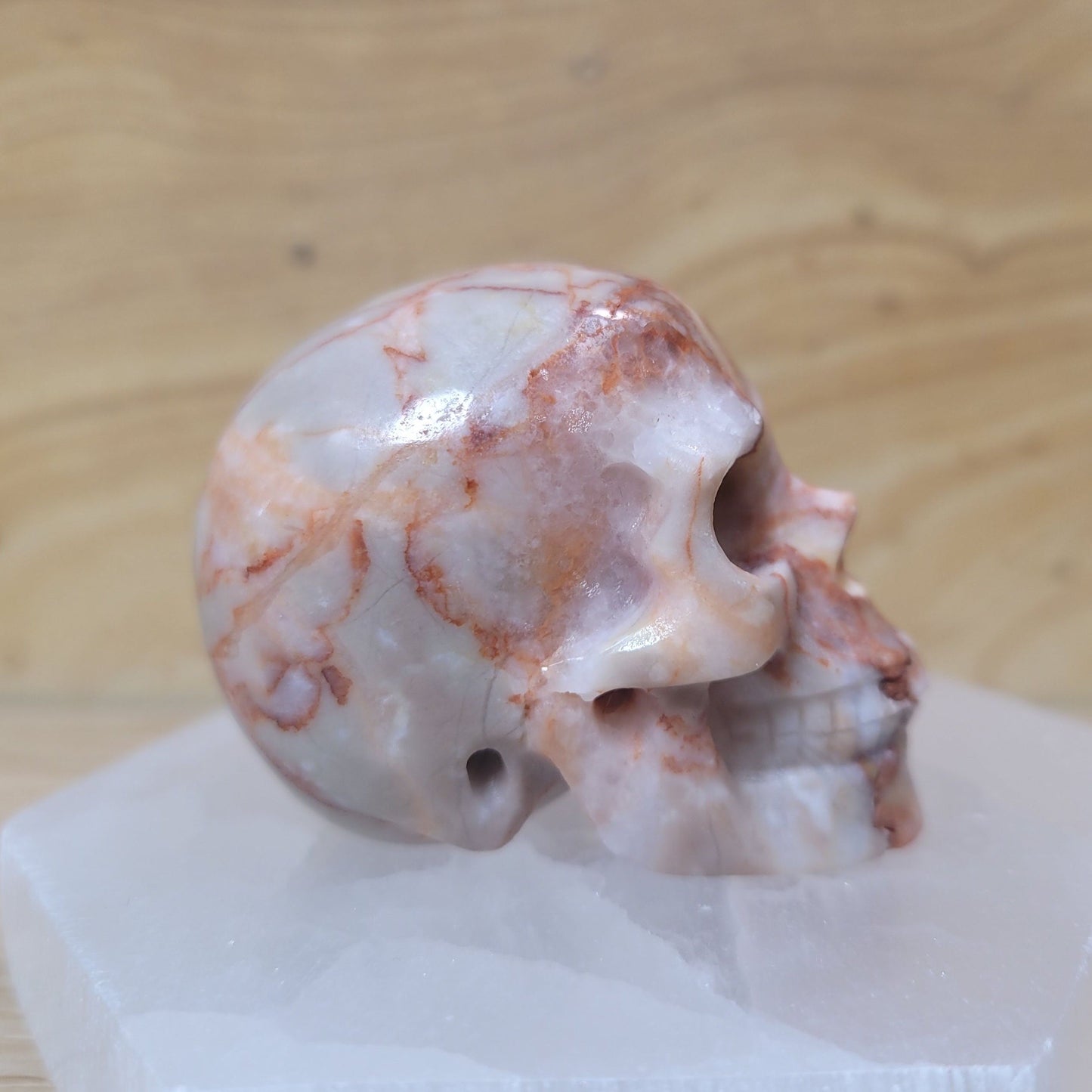 Red Network Jasper 2" Skull