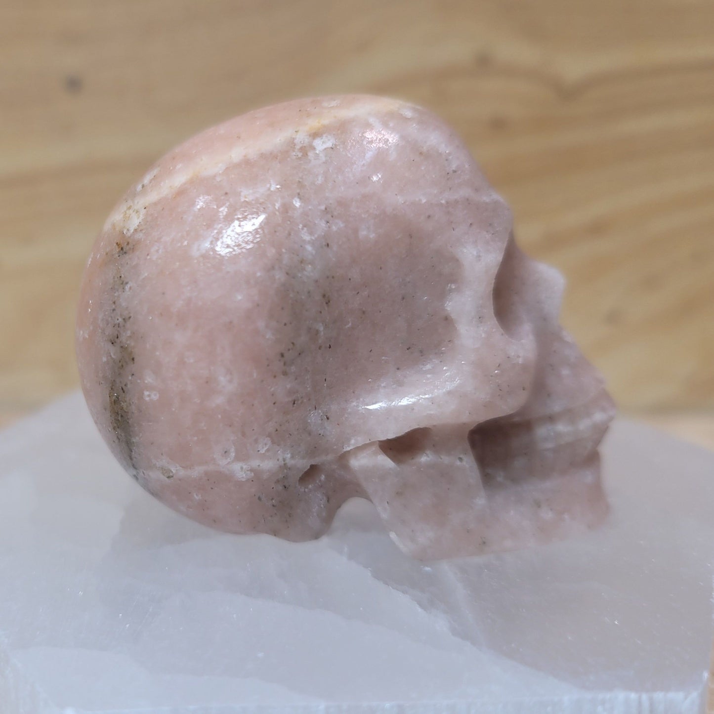 Orange Aventurine 2" Skull