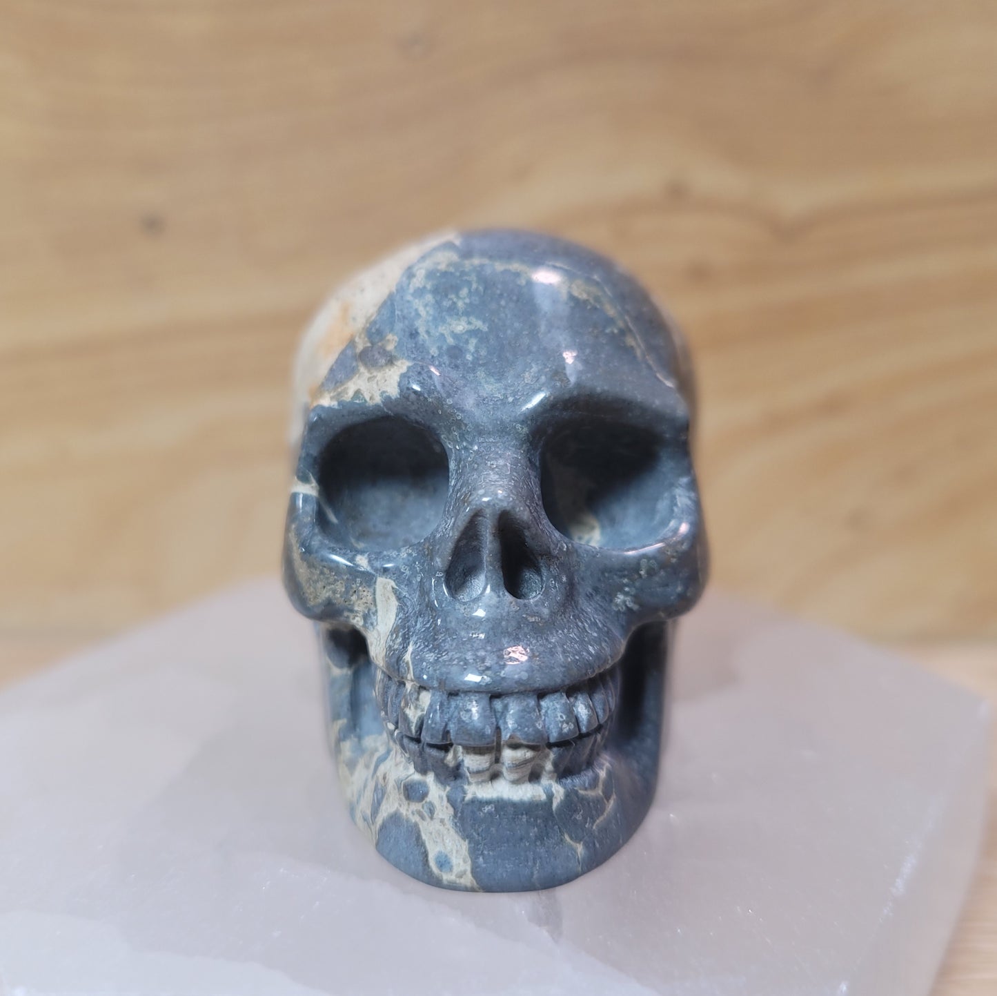 Camouflage Jasper 2" Skull