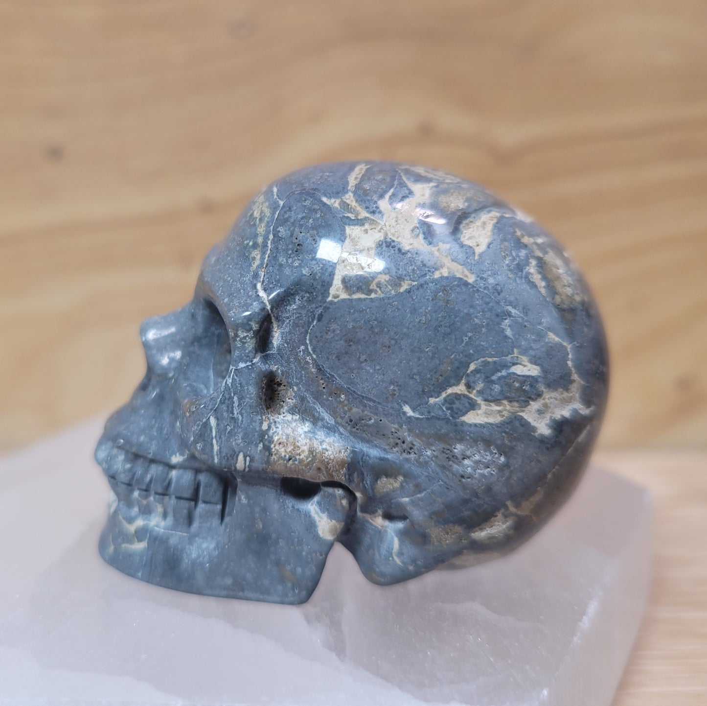 Camouflage Jasper 2" Skull