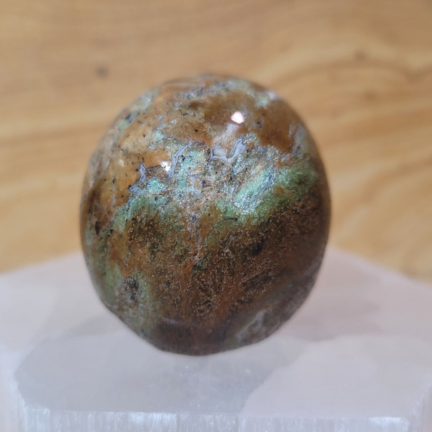 Green Opal 2" Skull