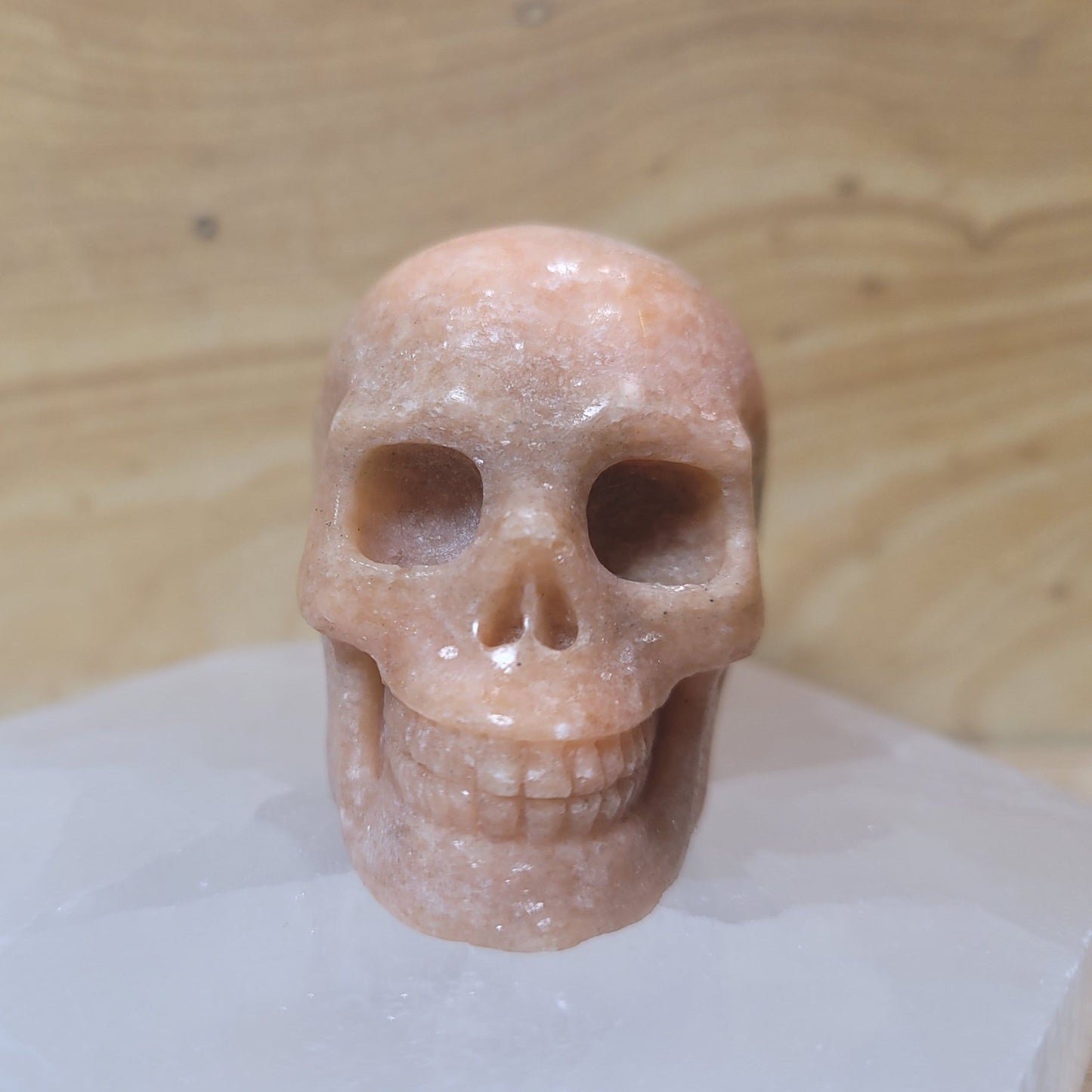 Orange Aventurine 2" Skull