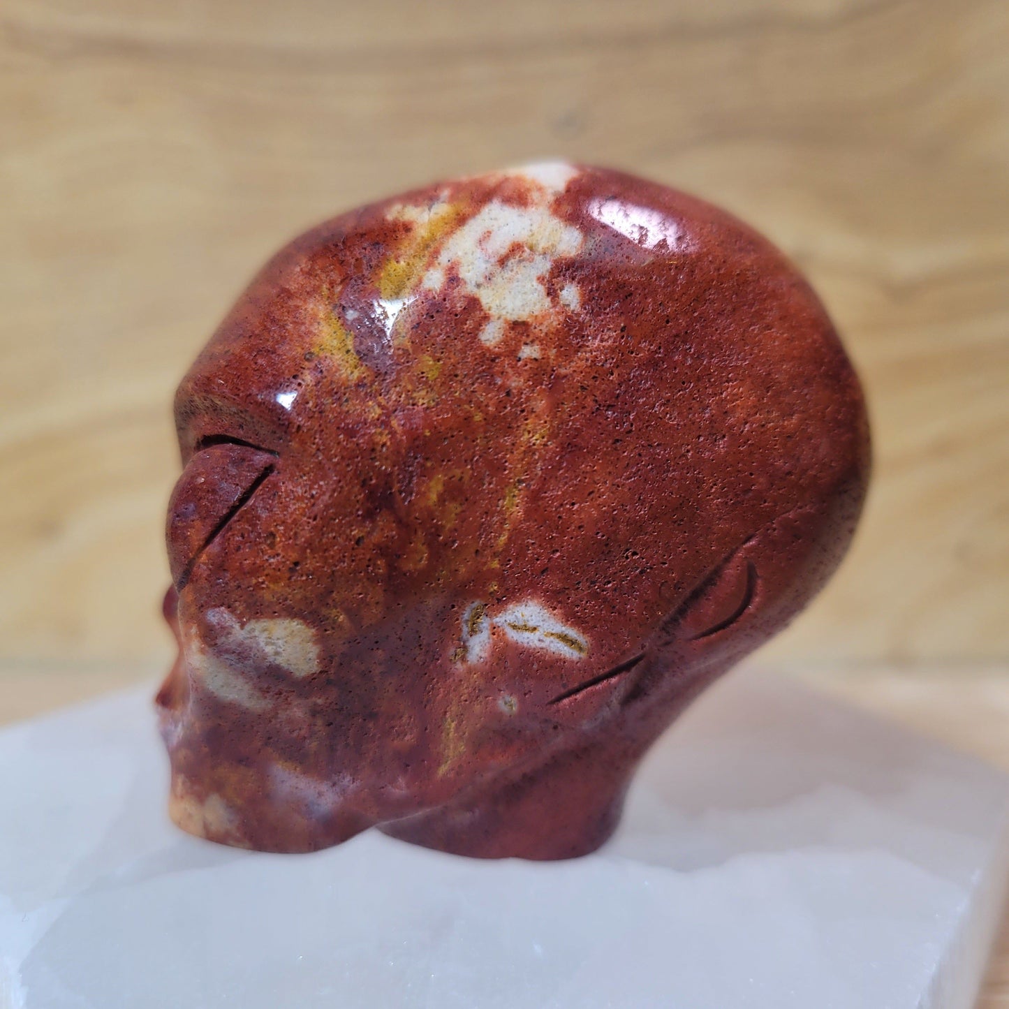 Red Zebra Jasper 2" Alien