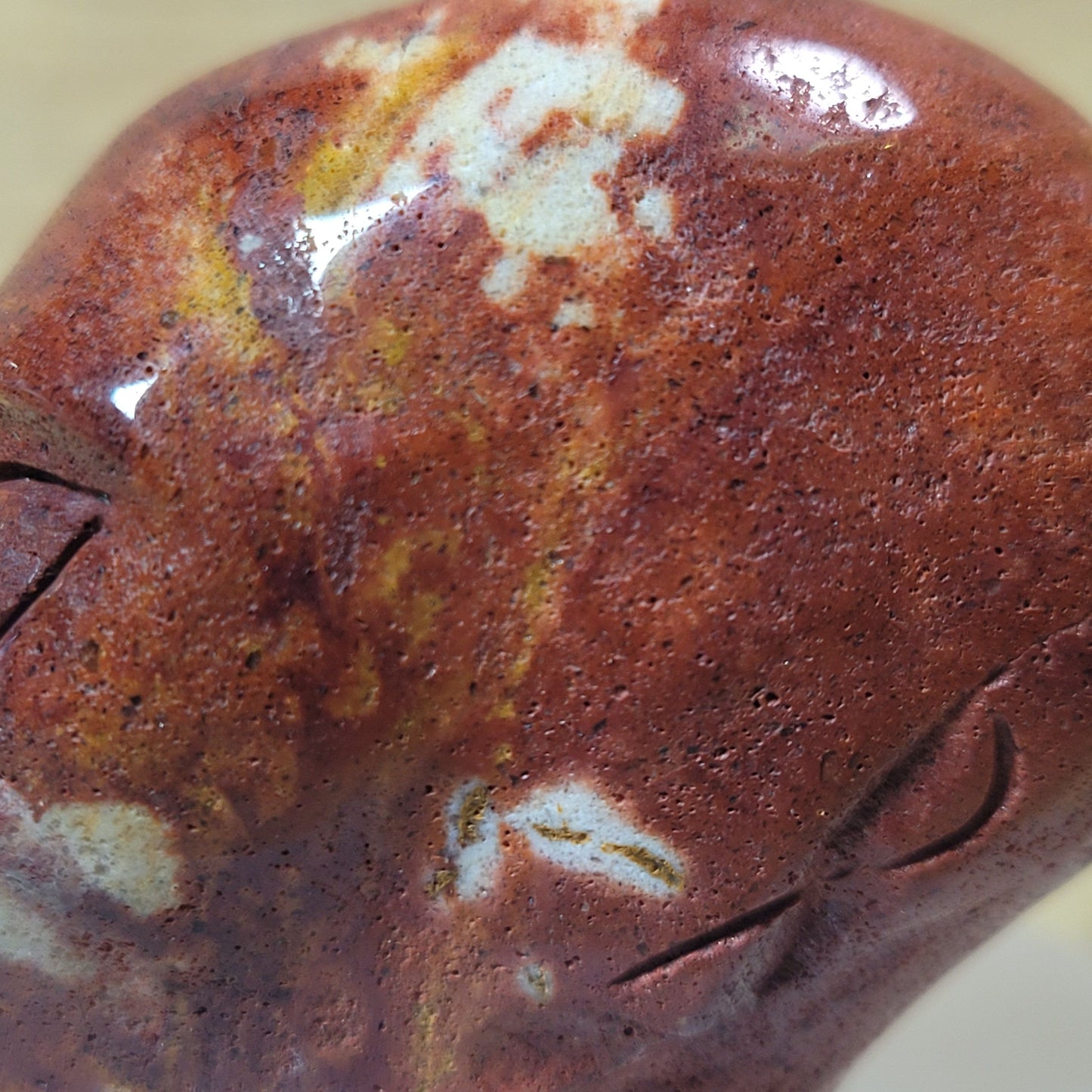 Red Zebra Jasper 2" Alien