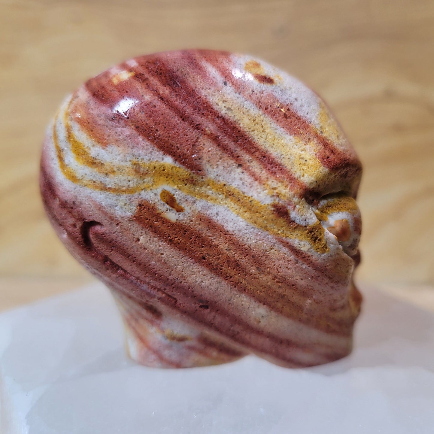 Red Zebra Jasper 2" Alien