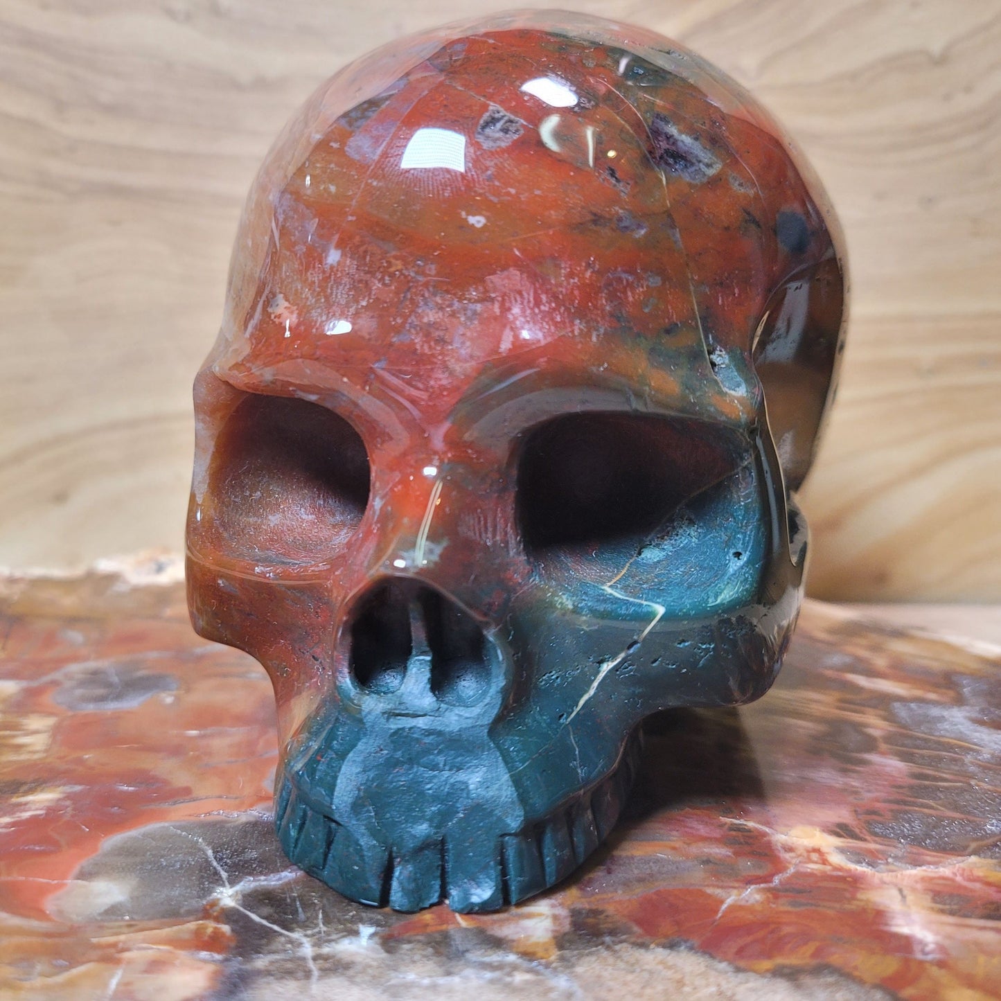 Bloodstone 4.6" Skull