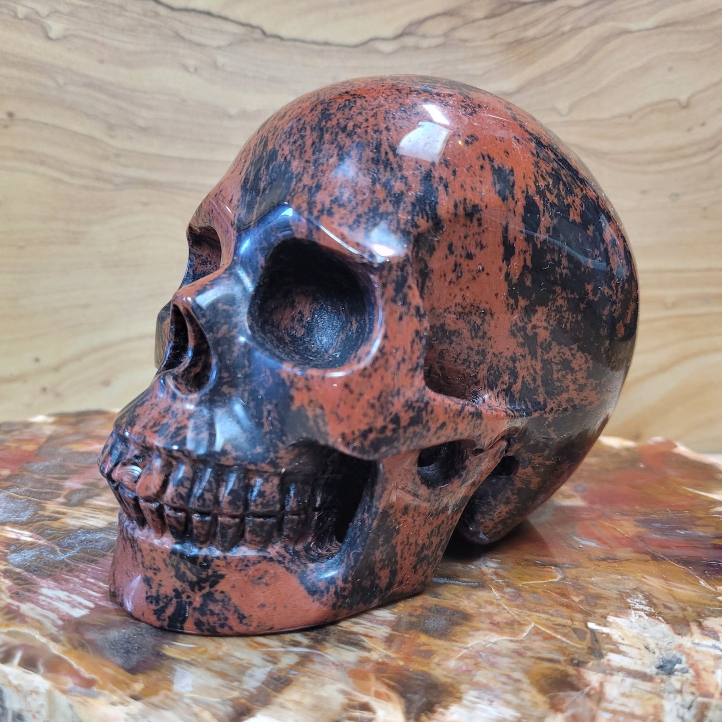 Mahogany Obsidian 5" Skull