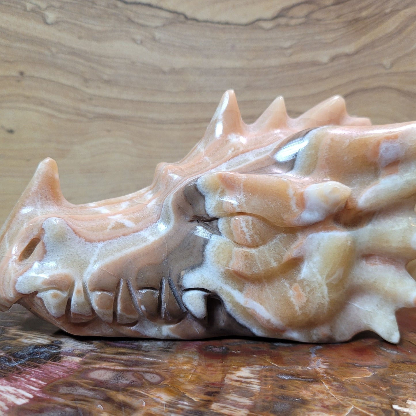 Eastern Jasper 5.8" Dragon