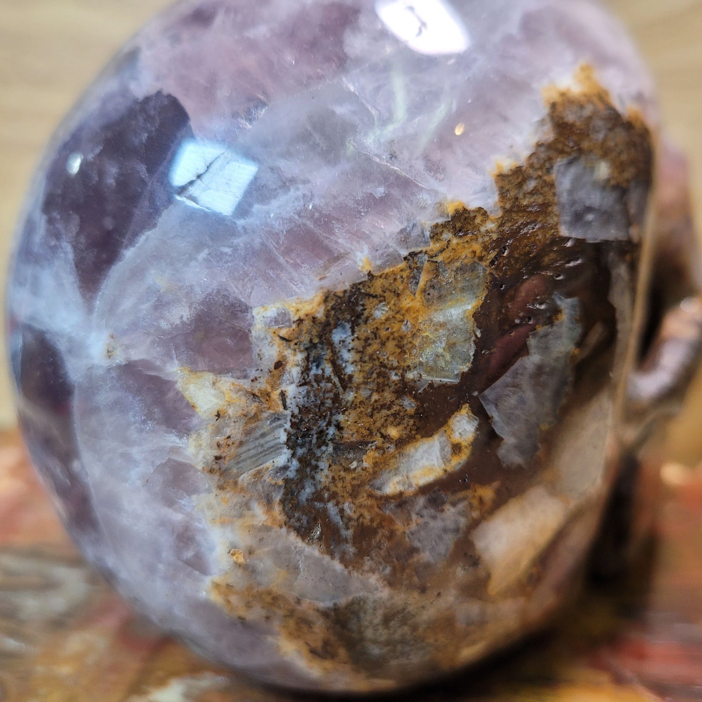 Fluorite 5" Skull