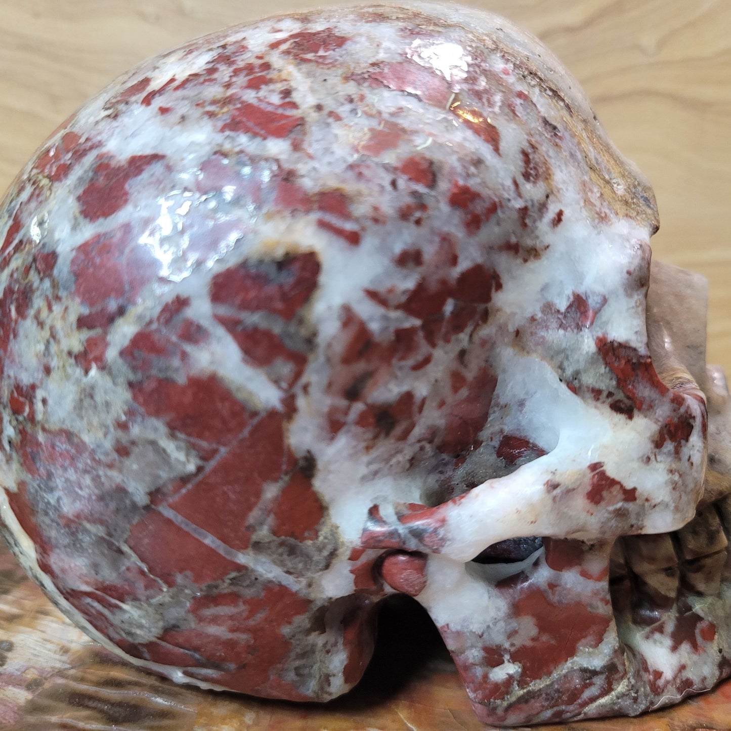 Brecciated Jasper 5" Skull