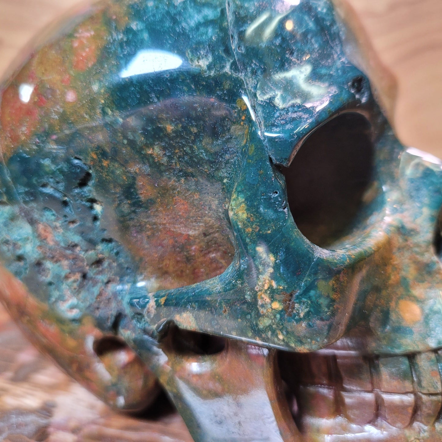 Indian Agate 5" Skull