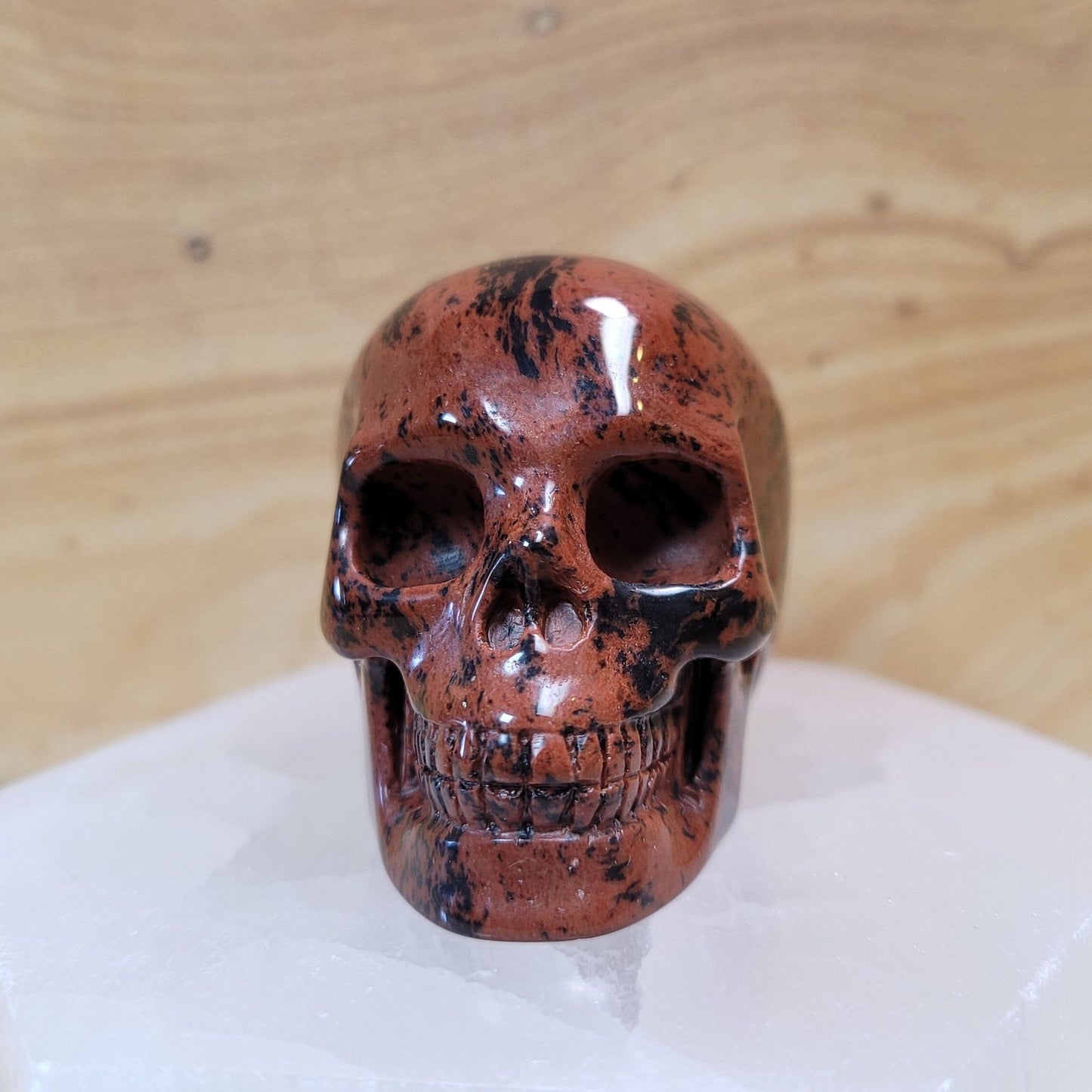 Mahogany Obsidian 2" Skull