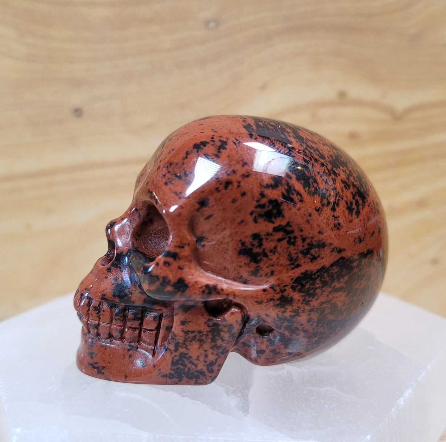 Mahogany Obsidian 2" Skull