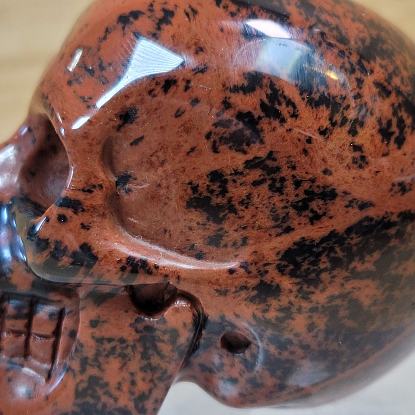 Mahogany Obsidian 2" Skull