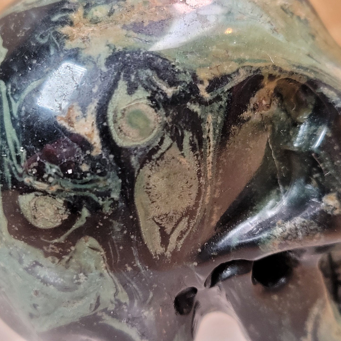 Kambaba Jasper 2" Skull