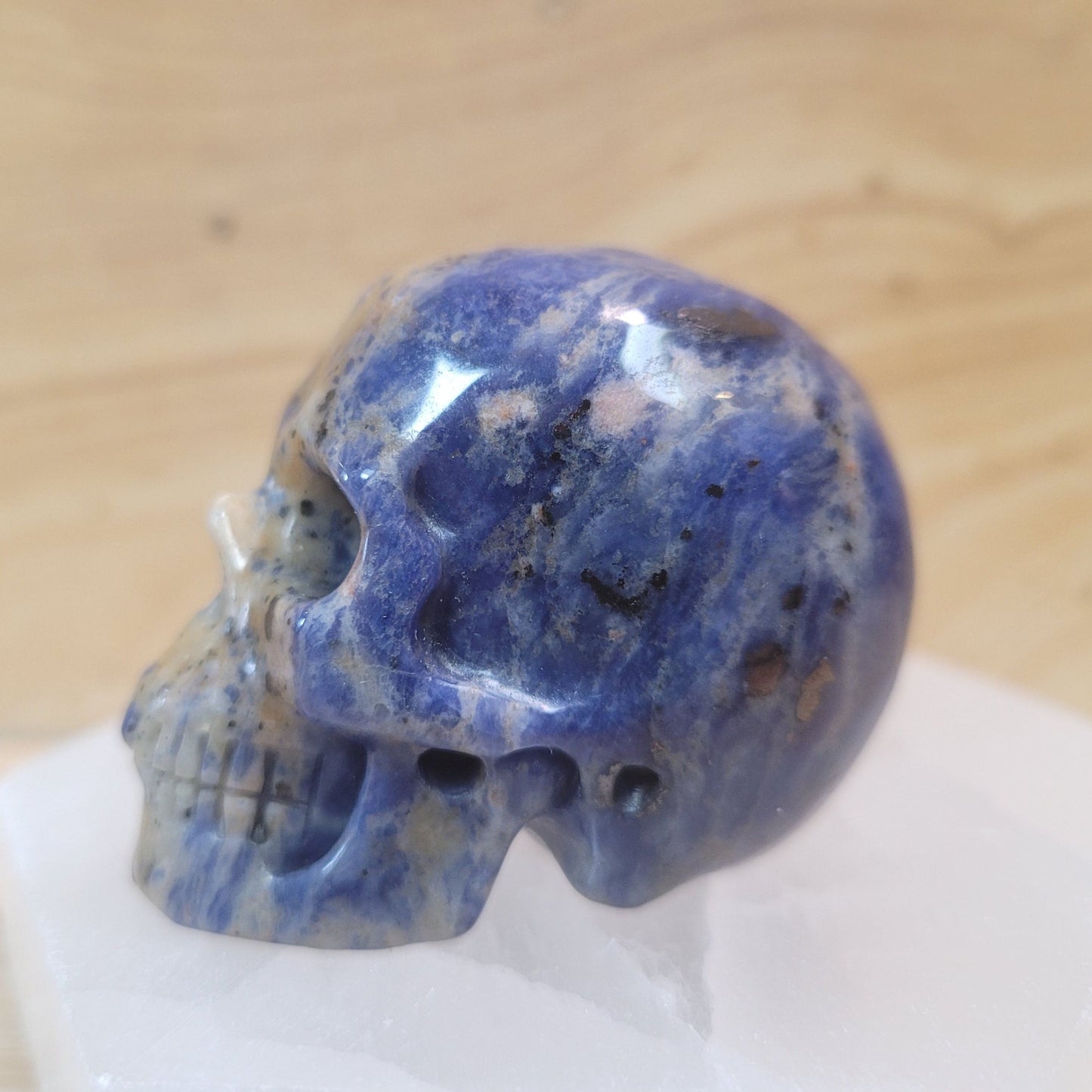 Sodalite 2" Skull