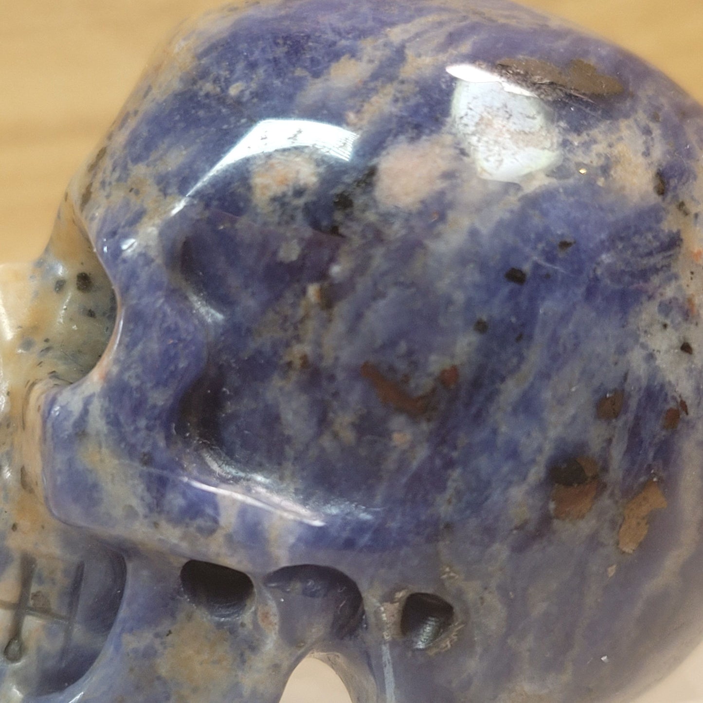 Sodalite 2" Skull