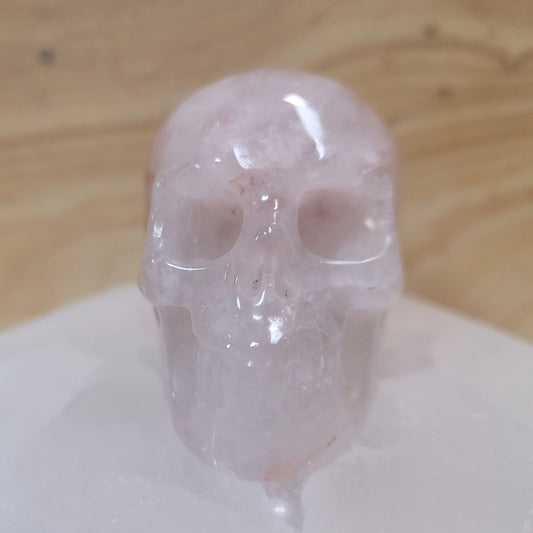 Hematoid Quartz 2" Skull