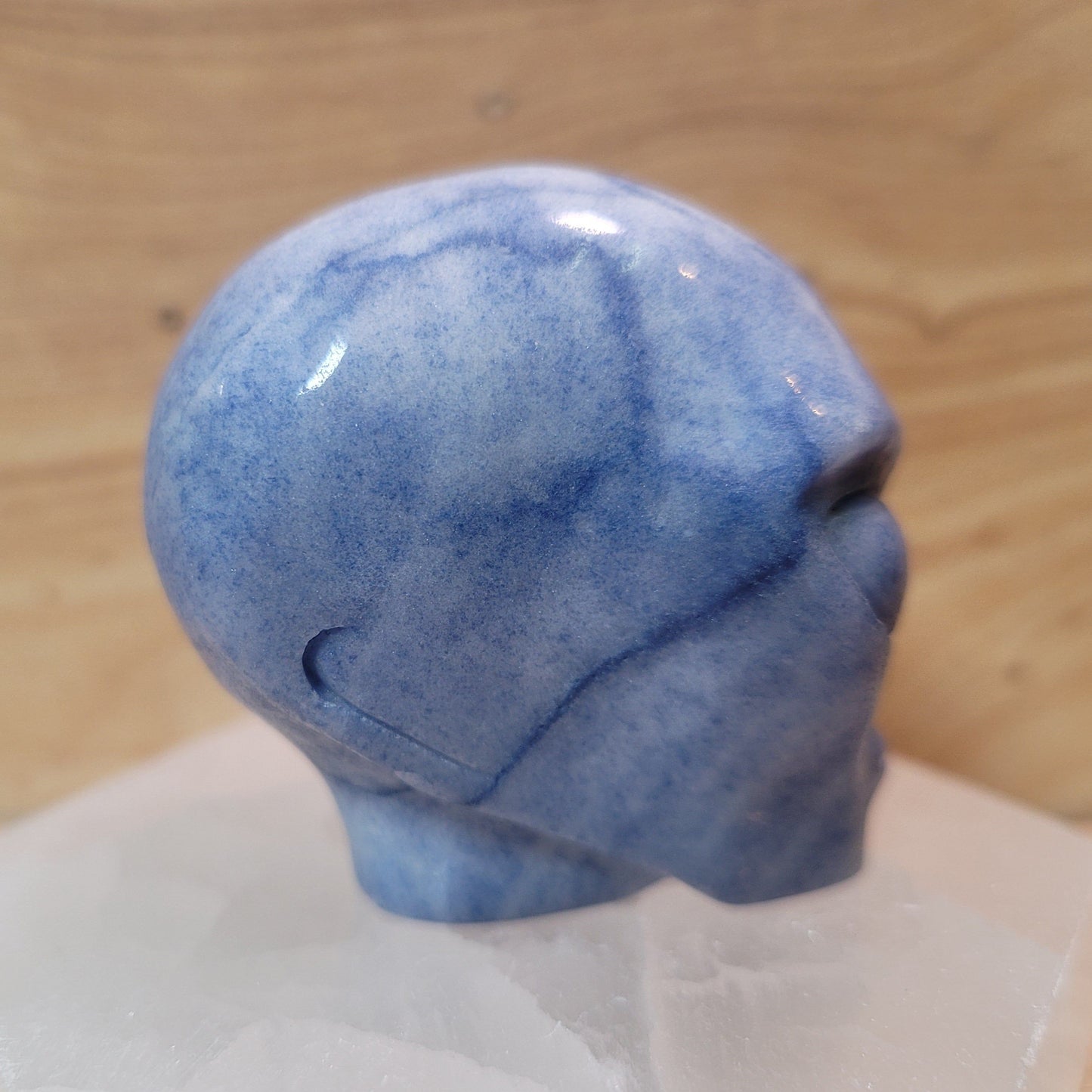 Blue Aventurine 2" Alien