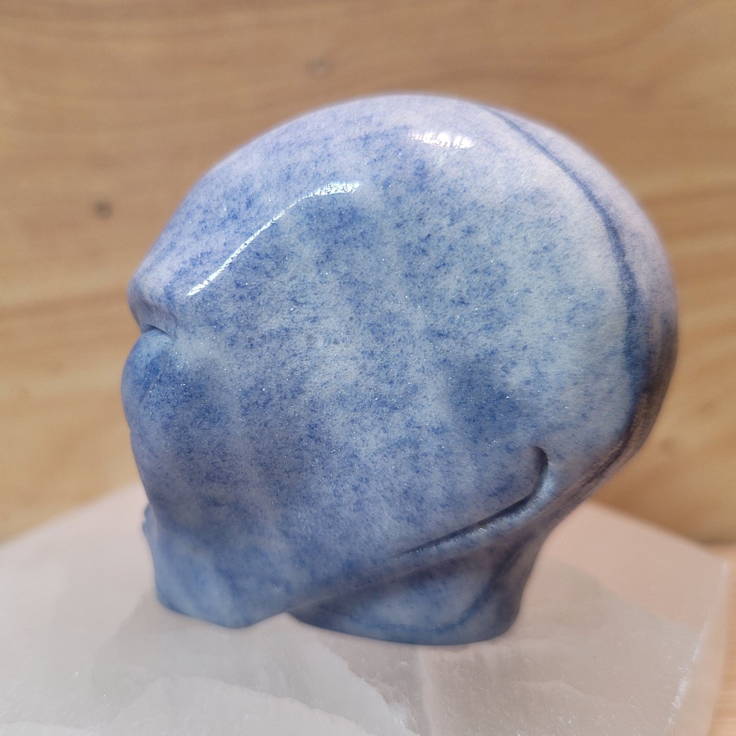 Blue Aventurine 2" Alien