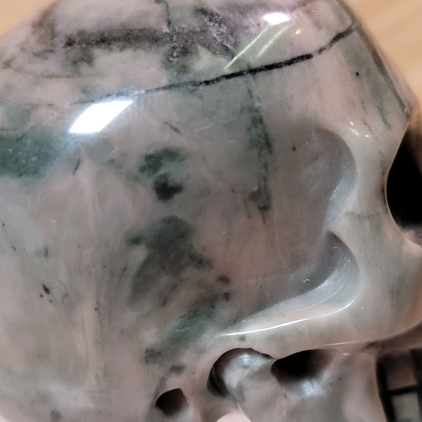 Snakeskin Jasper 2" Skull