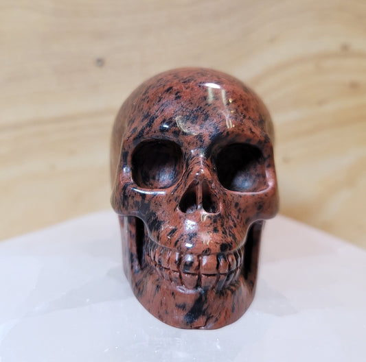 Mahogany Obsidian 2" Skull