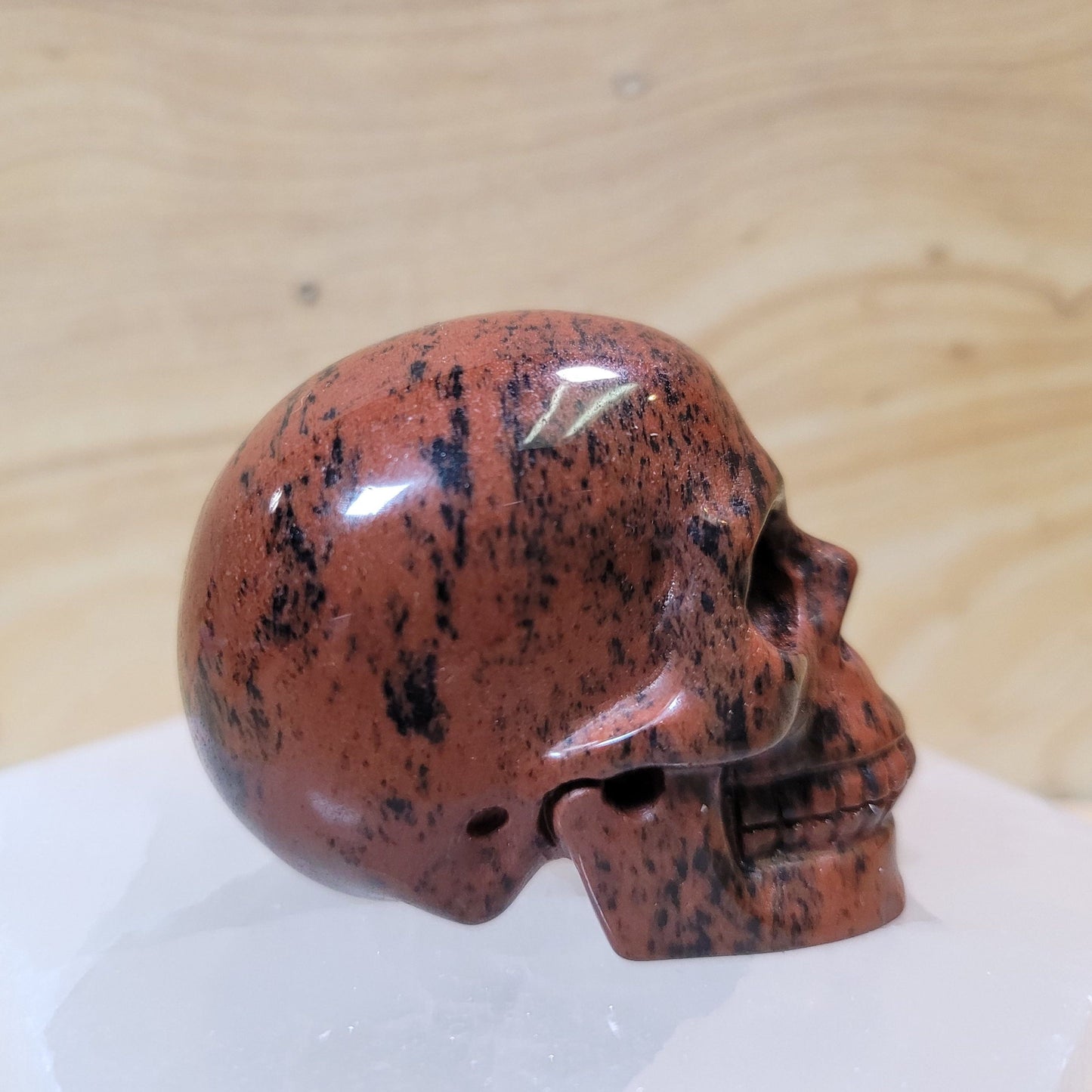 Mahogany Obsidian 2" Skull