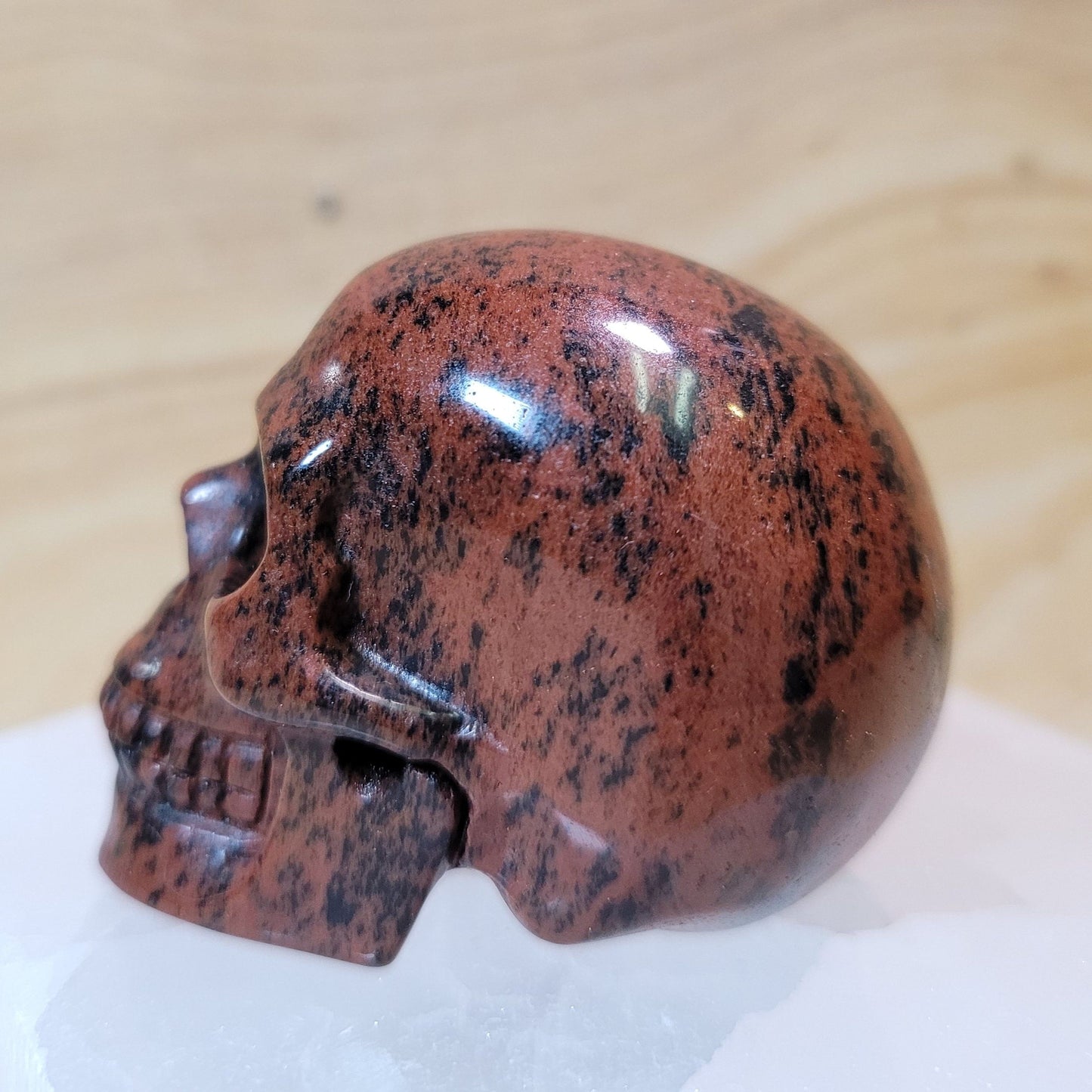 Mahogany Obsidian 2" Skull