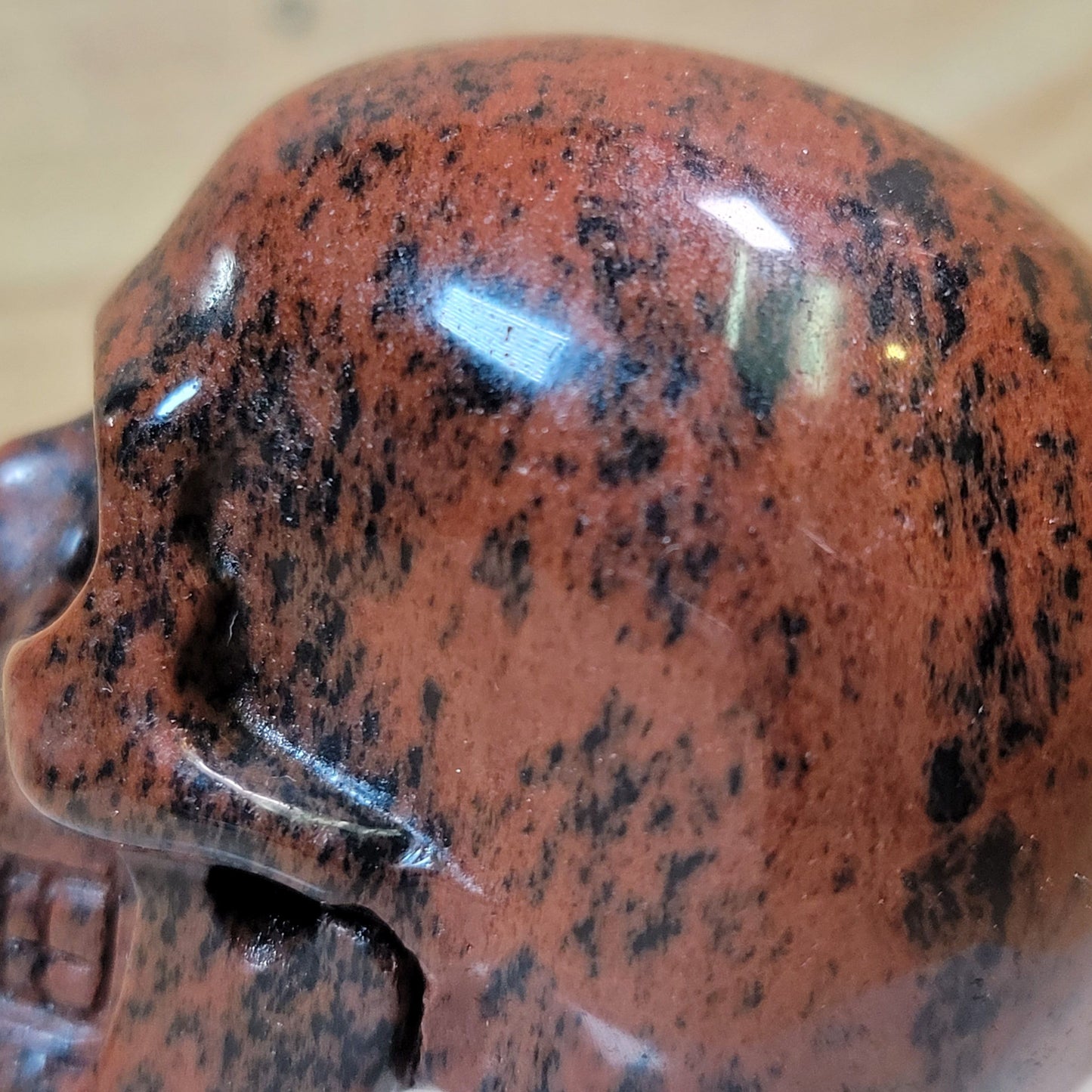 Mahogany Obsidian 2" Skull